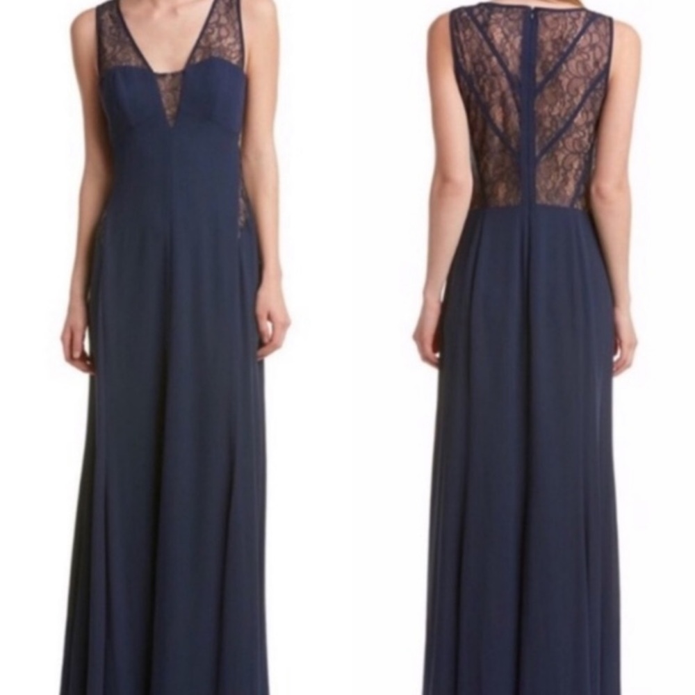 BCBGMaxazria Karey maxi dress lace back